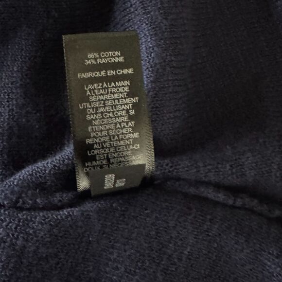 New Express Stripe Blocked Sweater Skater Dress Knit Nautical Womens Size Medium - Picture 6 of 9